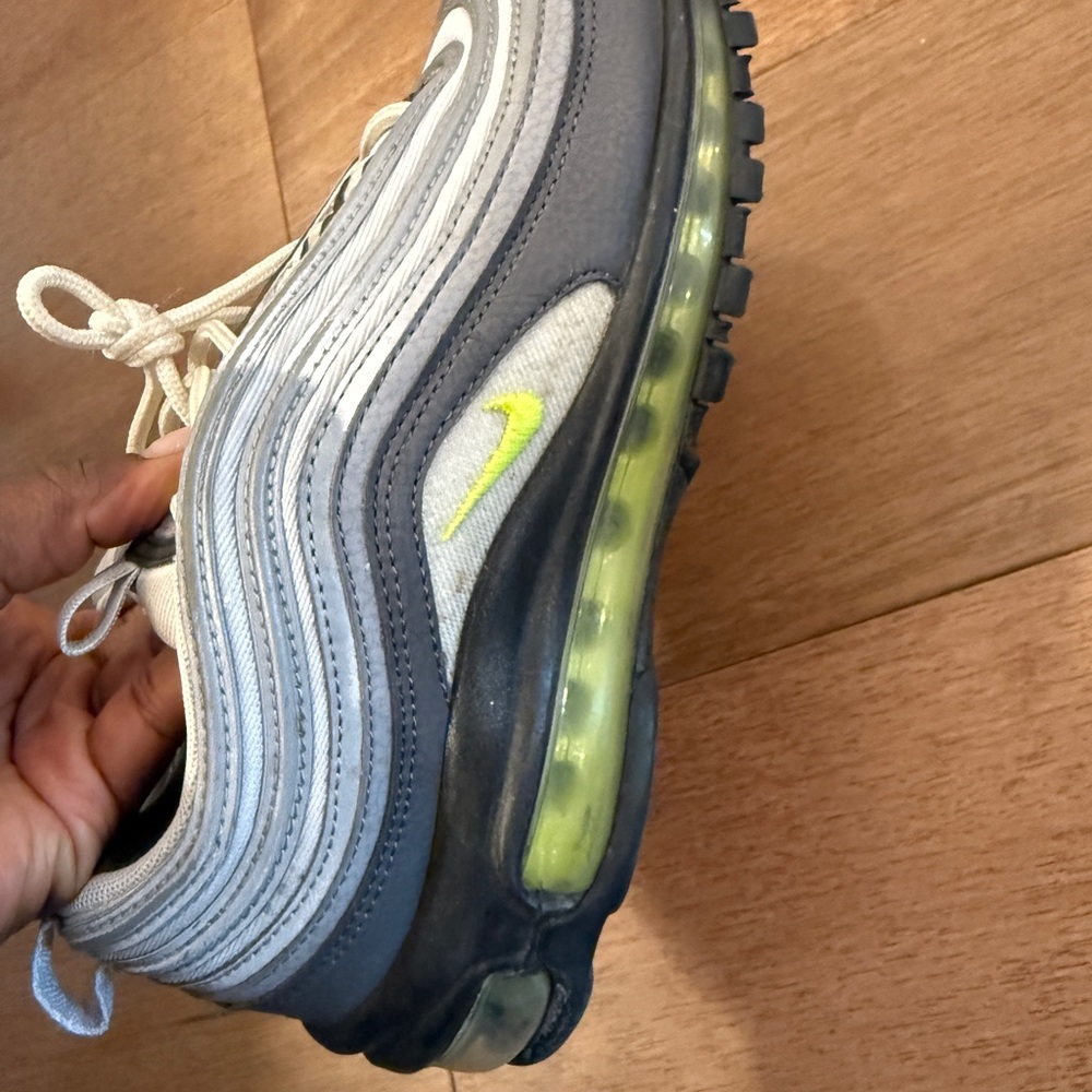 Nike Gray and Yellow Sneakers Air Max 97